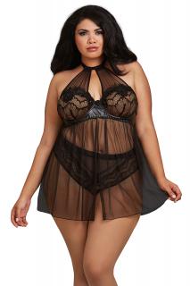 Babydoll DR11796X schwarz