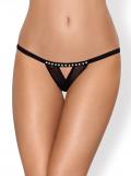 812-THC-1 Crotchless Thong schwarz