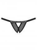 812-THC-1 Crotchless Thong schwarz