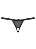 812-THC-1 Crotchless Thong schwarz