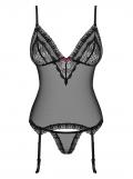 820-COR-1 Corsage schwarz
