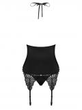 828-COR-1 Corsage schwarz