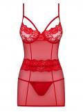 829-CHE-3 Chemise rot