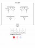 853-GAR-1 Garter Belt schwarz