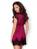 861-PEI-5 Peignoir fuchsia