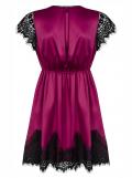 861-PEI-5 Peignoir fuchsia