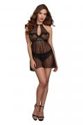 Babydoll DR11796 schwarz