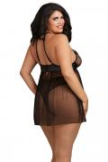 Babydoll DR11796X schwarz