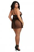 Babydoll DR11796X schwarz