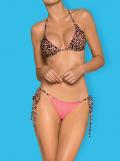Bikini California rosa/leopard Gr XL
