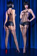 Bodystocking-Set CR4476 schwarz