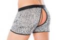 Boxershorts panther grau/schwarz MC/9068