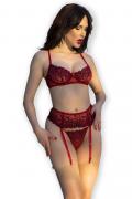 Dessous-Set CR4607 rot