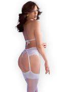 Dessous-Set CR4862 weiß