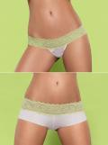 Lacea Shorties & String Duopack grün