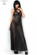 Langes Babydoll CR3883 schwarz