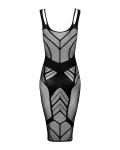 Netzkleid D609 schwarz
