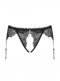 Romanesa Crotchless Garter Belt