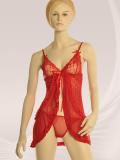 Rotes Babydoll