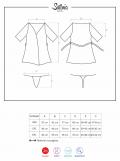 Satinia Robe dunkelblau