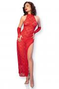 Spitzenkleid CR4853 rot