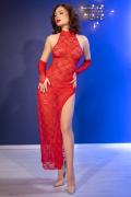 Spitzenkleid CR4853 rot