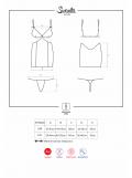 Swanita Chemise schwarz