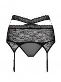 Swanita Garter Belt & String schwarz